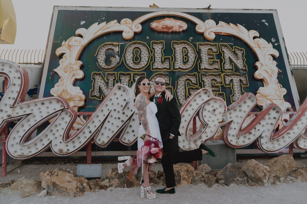 couple at neon museum