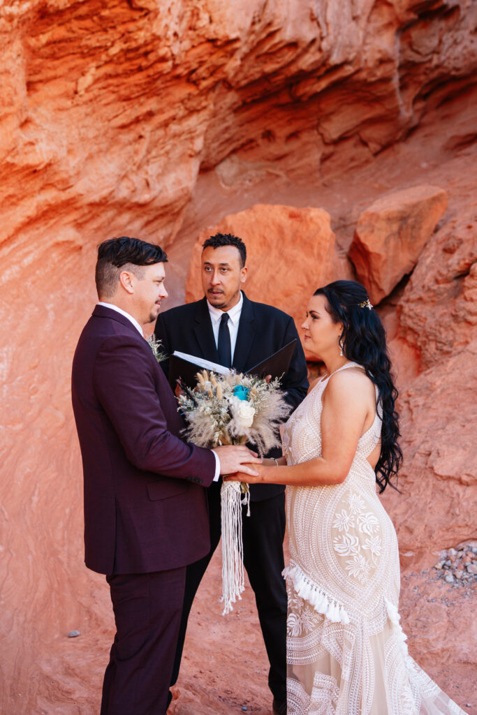 wedding at valley of fire vegas
