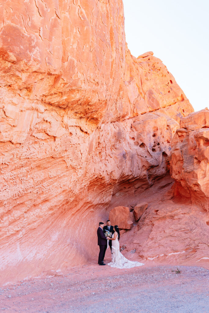 wedding at valley of fire vegas