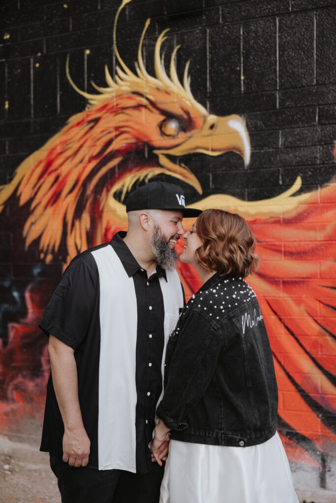 downtown las vegas couples photos