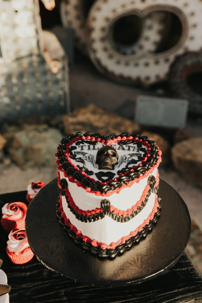 punk rock wedding cake las vegas