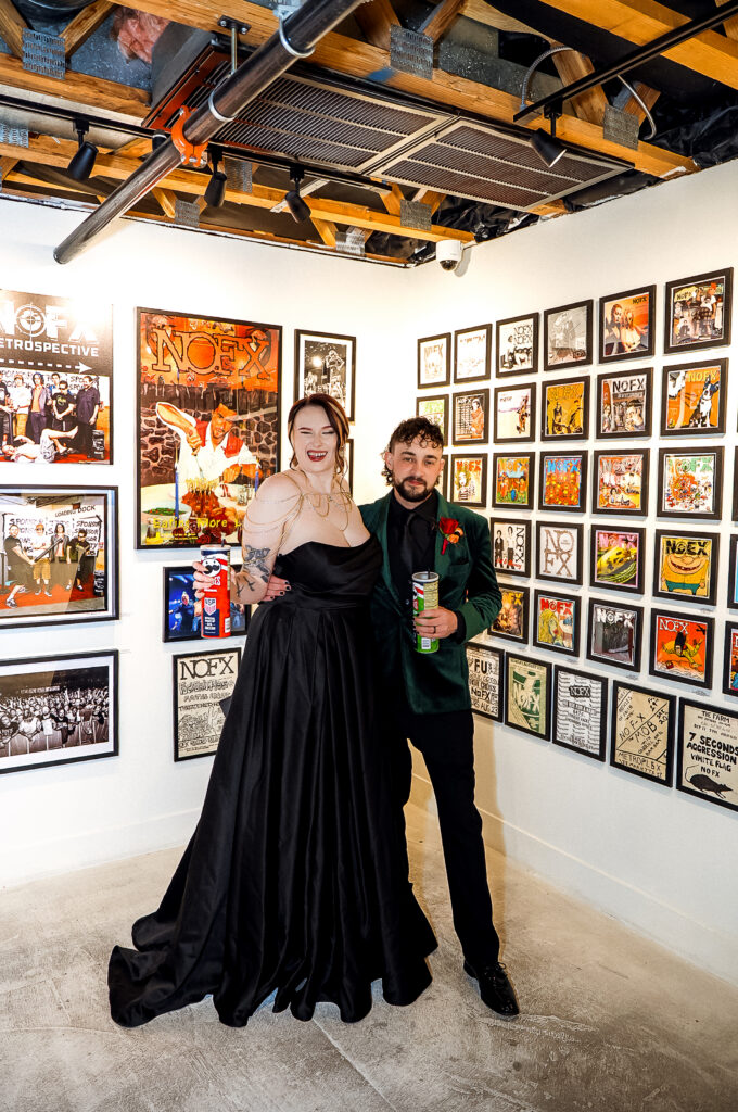 Wedding Ceremony Punk Rock Museum Las Vegas